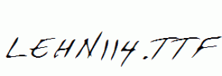 LEHN114.ttf