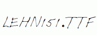 LEHN151.ttf