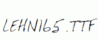 LEHN165.ttf