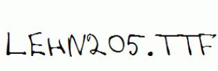 LEHN205.ttf