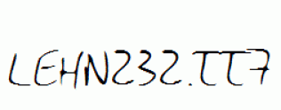 LEHN232.ttf