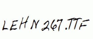 LEHN267.ttf