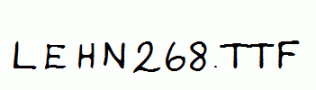 LEHN268.ttf