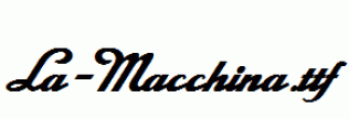 La-Macchina.ttf