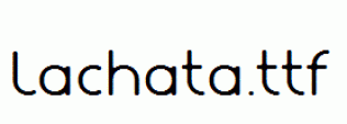 Lachata.ttf
