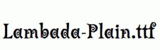 Lambada-Plain.ttf