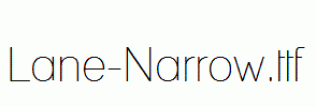 Lane-Narrow.ttf