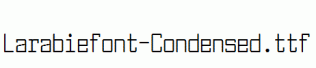 Larabiefont-Condensed.ttf