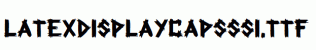 LatexDisplayCapsSSi.ttf