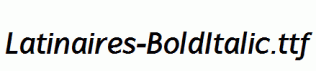 Latinaires-BoldItalic.ttf