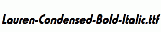Lauren-Condensed-Bold-Italic.ttf