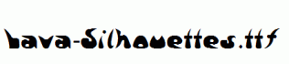 Lava-Silhouettes.ttf