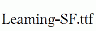 Leaming-SF.ttf