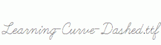 Learning-Curve-Dashed.ttf