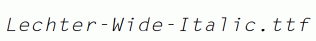Lechter-Wide-Italic.ttf