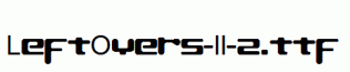 LeftOvers-II-2.ttf
