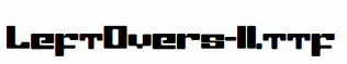 LeftOvers-II.ttf