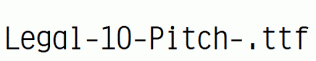 Legal-10-Pitch-.ttf