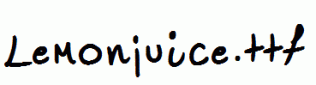 Lemonjuice.ttf