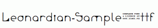 Leonardian-Sample.ttf