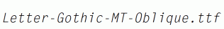 Letter-Gothic-MT-Oblique.ttf