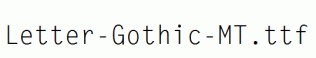 Letter-Gothic-MT.ttf