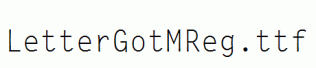 LetterGotMReg.ttf
