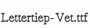 Lettertiep-Vet.ttf