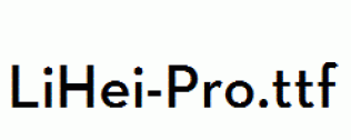 LiHei-Pro.ttf