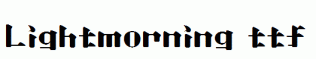 Lightmorning.ttf