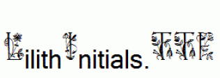 LilithInitials.ttf