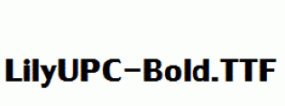 LilyUPC-Bold.ttf