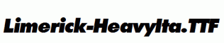 Limerick-HeavyIta.ttf