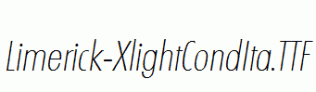 Limerick-XlightCondIta.ttf
