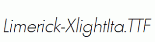 Limerick-XlightIta.ttf