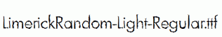 LimerickRandom-Light-Regular.ttf