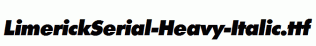 LimerickSerial-Heavy-Italic.ttf
