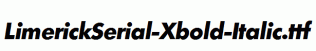LimerickSerial-Xbold-Italic.ttf