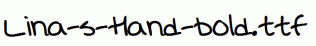 Lina-s-Hand-bold.ttf