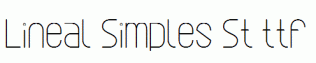 Lineal-Simples-St.ttf