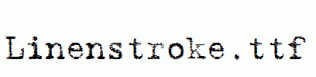 Linenstroke.ttf