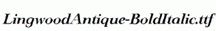 LingwoodAntique-BoldItalic.ttf