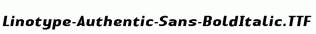 Linotype-Authentic-Sans-BoldItalic.ttf