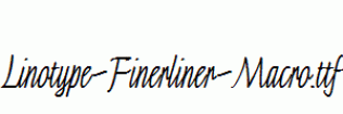 Linotype-Finerliner-Macro.ttf