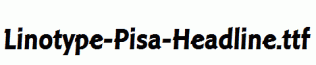 Linotype-Pisa-Headline.ttf