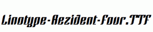 Linotype-Rezident-Four.ttf