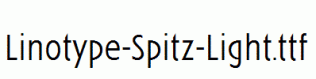 Linotype-Spitz-Light.ttf