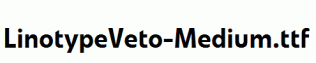 LinotypeVeto-Medium.ttf