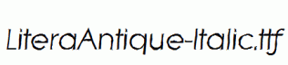 LiteraAntique-Italic.ttf