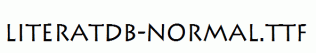 LiteratDB-Normal.ttf